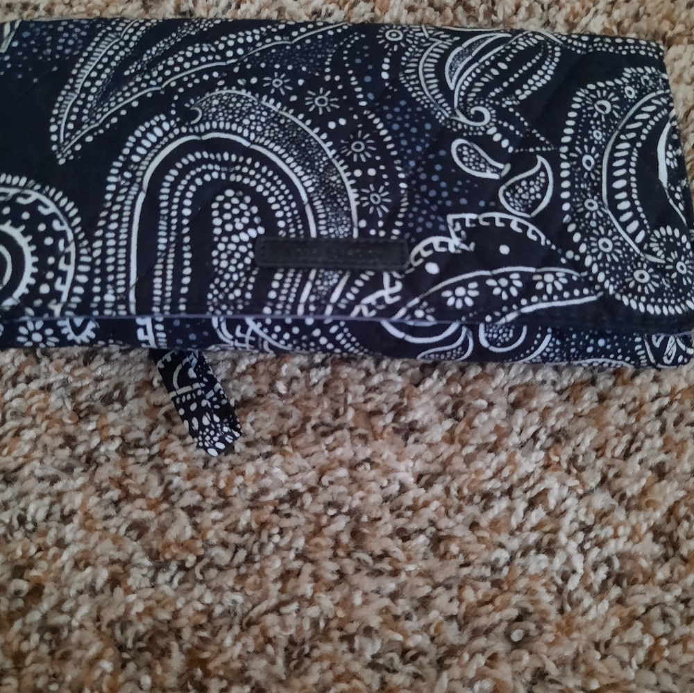Vera Bradley Wallet Purse Black and White